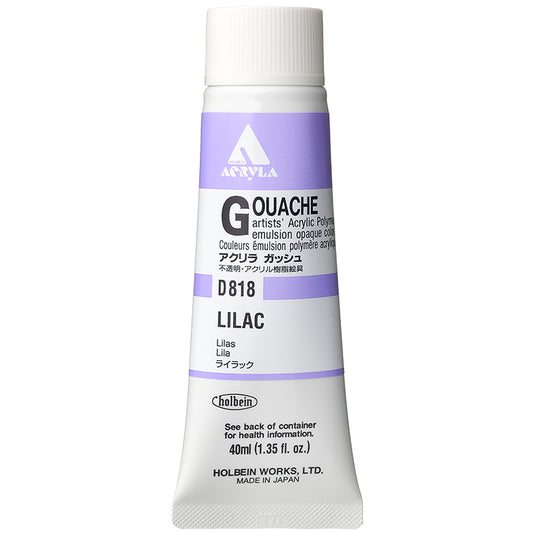 Holbein Acrylic Gouache 40ml Lilac
