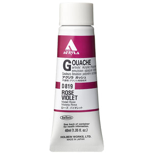 Holbein Acrylic Gouache 40ml Rose Violet