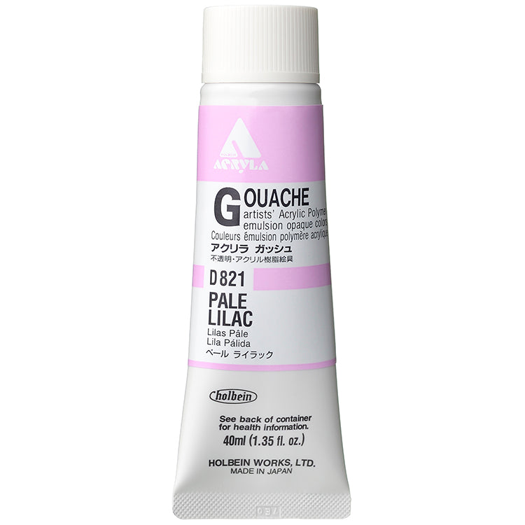 Holbein Acrylic Gouache 40ml Pale Lilac