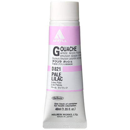 Holbein Acrylic Gouache 40ml Pale Lilac