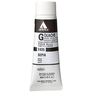 Holbein Acrylic Gouache 40ml Sepia