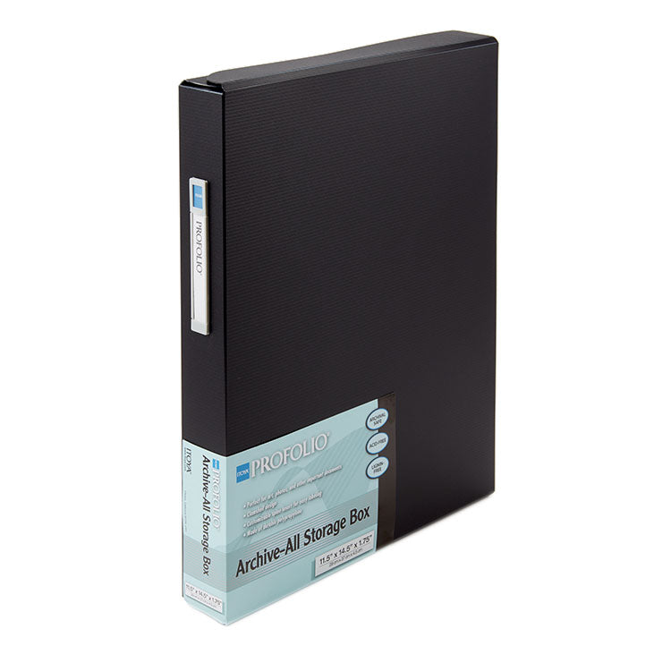 ProFolio Archive-All Storage Box Black 11x14