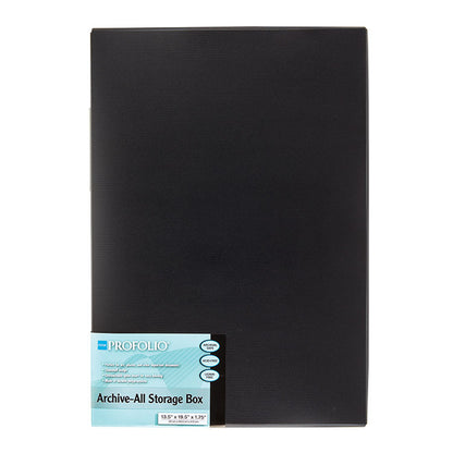 ProFolio Archive-All Storage Box Black 13x19