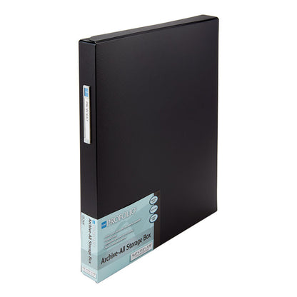 ProFolio Archive-All Storage Box Black 14x17
