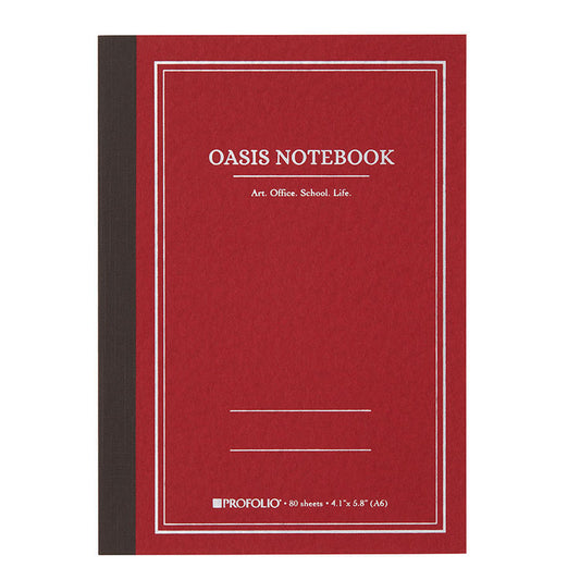 Itoya Profolio Oasis Notebook A6 Brick