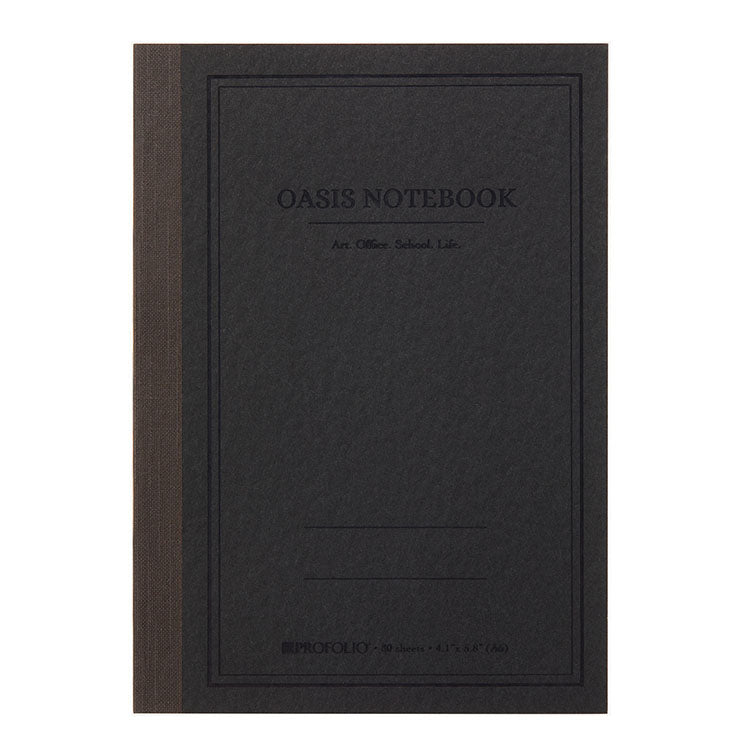 Itoya Profolio Oasis Notebook A6 Charcoal