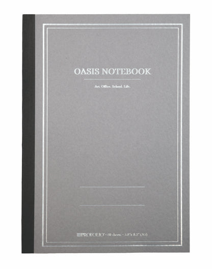 Itoya Profolio Oasis Notebook A6 Gray