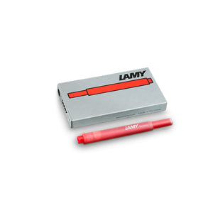 Lamy Ink Cartridges Red T10 5 Pack