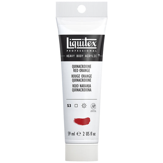 Liquitex Heavy Body Acrylic Quinacridone Red Orange 2oz