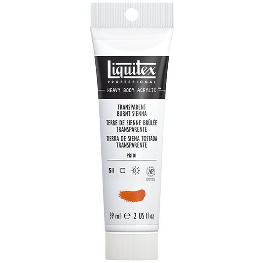 Liquitex Heavy Body Acrylic Transparent Burnt Sienna 2oz