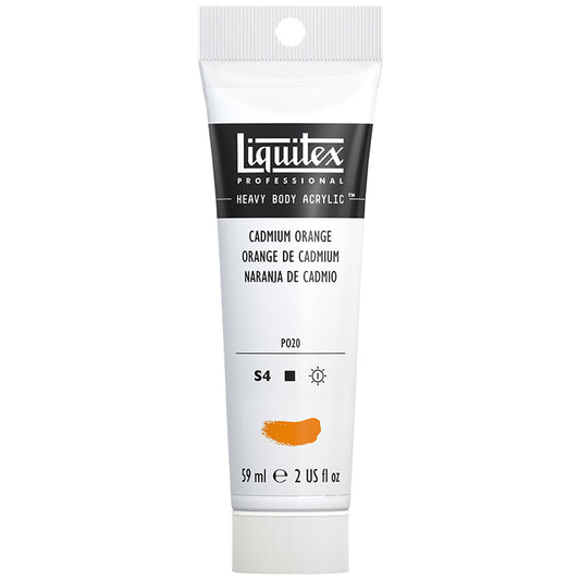 Liquitex Heavy Body Acrylic Cadmium Orange 2oz ⚠️