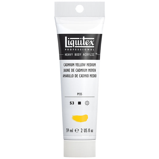 Liquitex Heavy Body Acrylic Cadmium Yellow Medium 2oz ⚠️