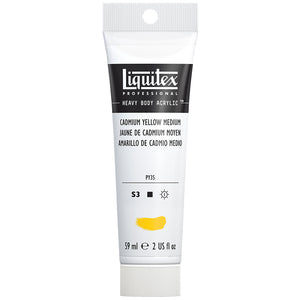 Liquitex Heavy Body Acrylic Cadmium Yellow Medium 2oz ⚠️