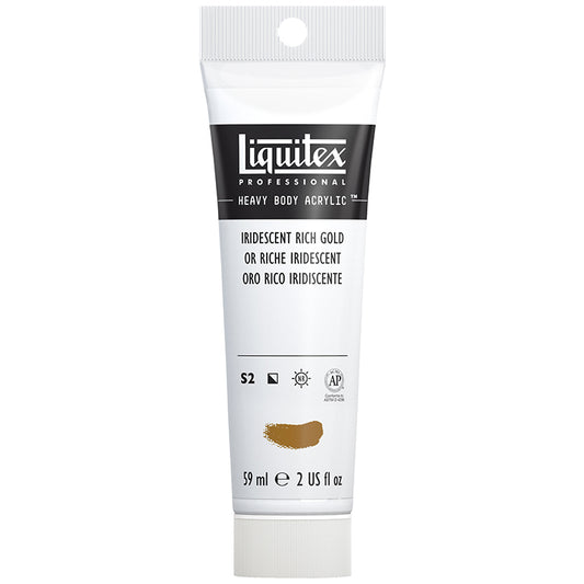 Liquitex Heavy Body Acrylic Iridescent Rich Gold 2oz