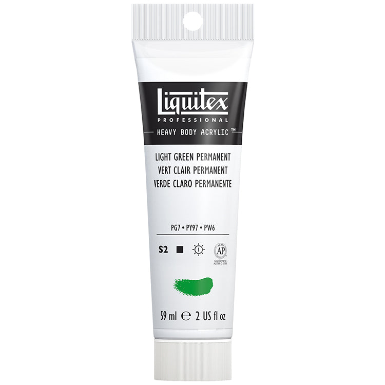 Liquitex Heavy Body Acrylic Permanent Green Light 2oz