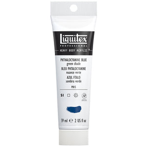 Liquitex Heavy Body Acrylic Phthalo Blue Green Shade 2oz