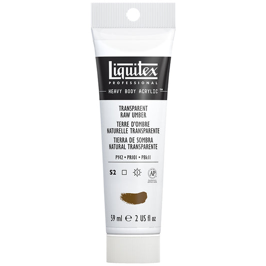 Liquitex Heavy Body Acrylic Transparent Raw Umber 2oz