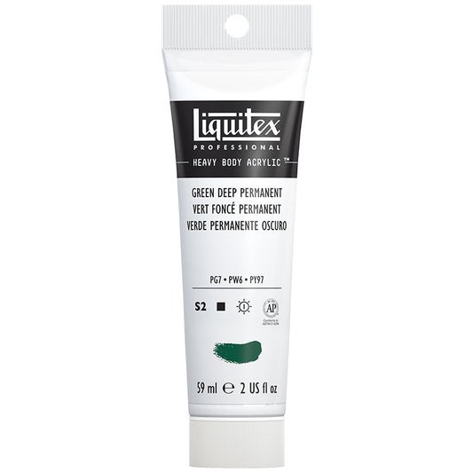 Liquitex Heavy Body Acrylic Permanent Green Deep 2oz