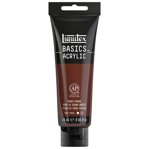 Liquitex Basics Acrylic Burnt Sienna 4oz
