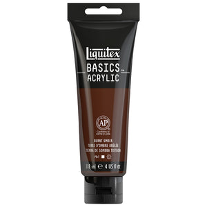Liquitex Basics Acrylic Burnt Umber 4oz