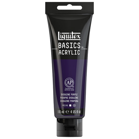 Liquitex Basics Acrylic Dioxazine Purple 4oz