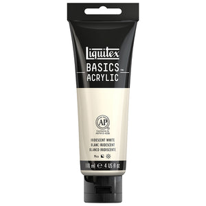 Liquitex Basics Acrylic Iridescent White 118ml