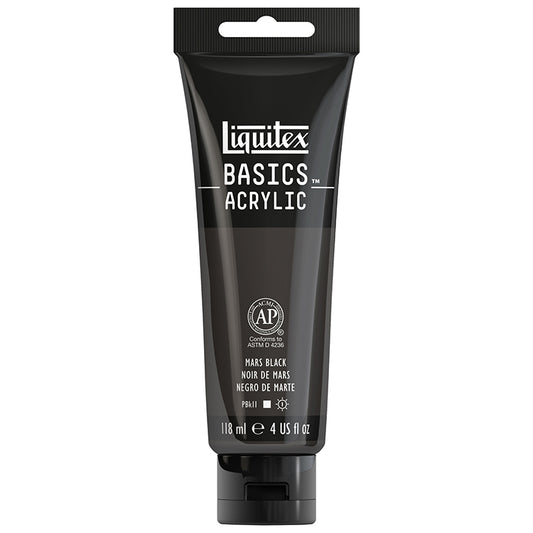 Liquitex Basics Acrylic Mars Black 4oz
