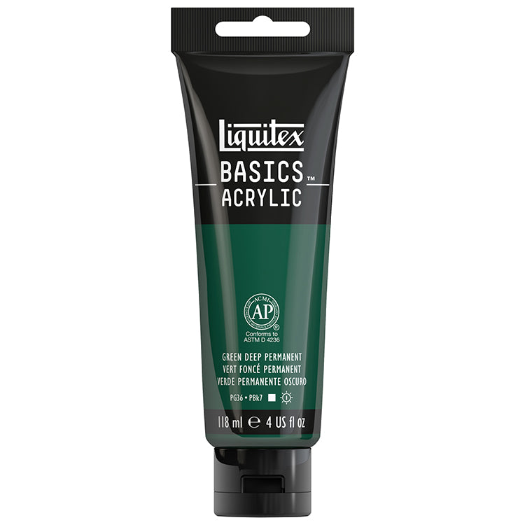 Liquitex Basics Acrylic Permanent Green Deep 4oz
