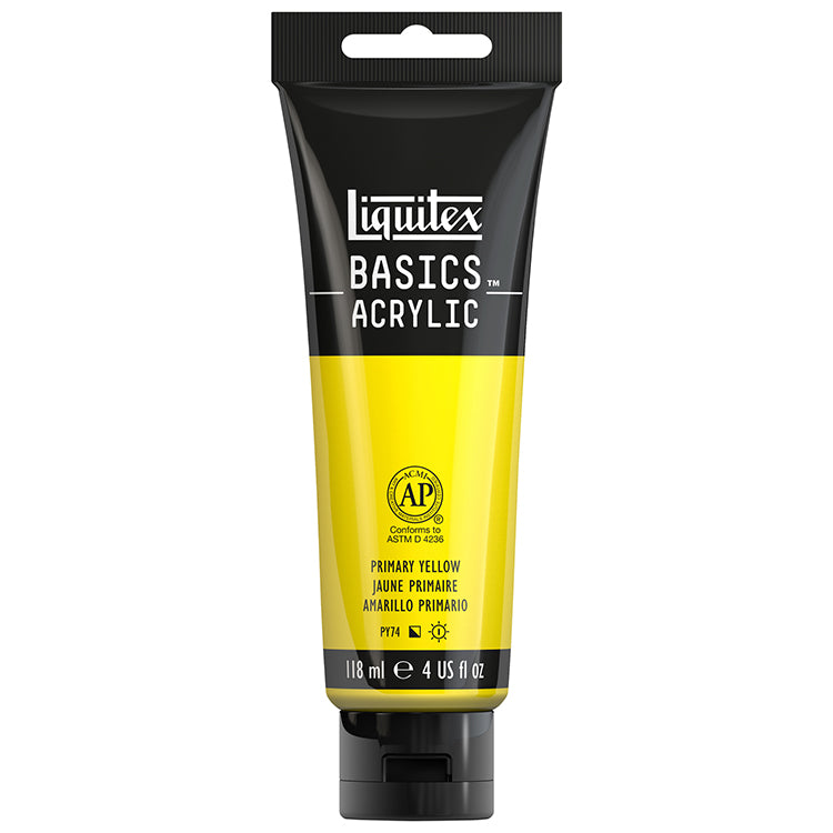 Liquitex Basics Acrylic Primary Yellow 4oz
