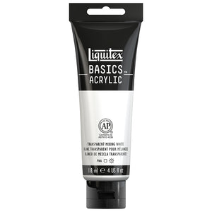 Liquitex Basics Acrylic Transparent Mixing White 118ml