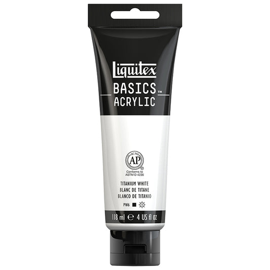 Liquitex Basics Acrylic Titanium White 4oz