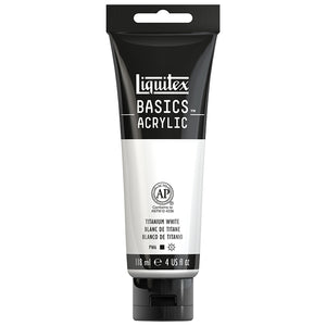 Liquitex Basics Acrylic Titanium White 4oz