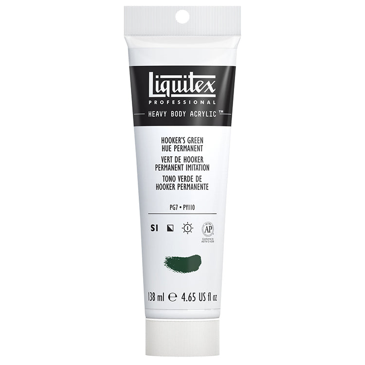Liquitex Heavy Body Acrylic 4.65oz Hookers Green Hue Permanent