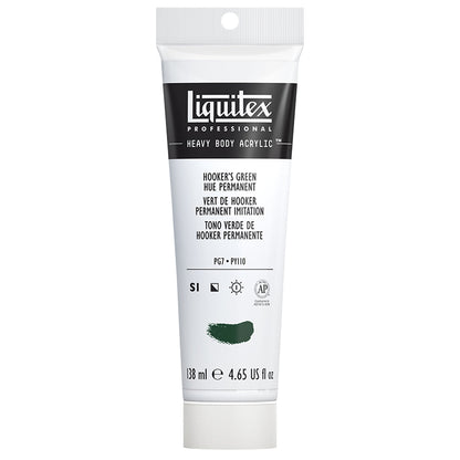 Liquitex Heavy Body Acrylic 4.65oz Hookers Green Hue Permanent