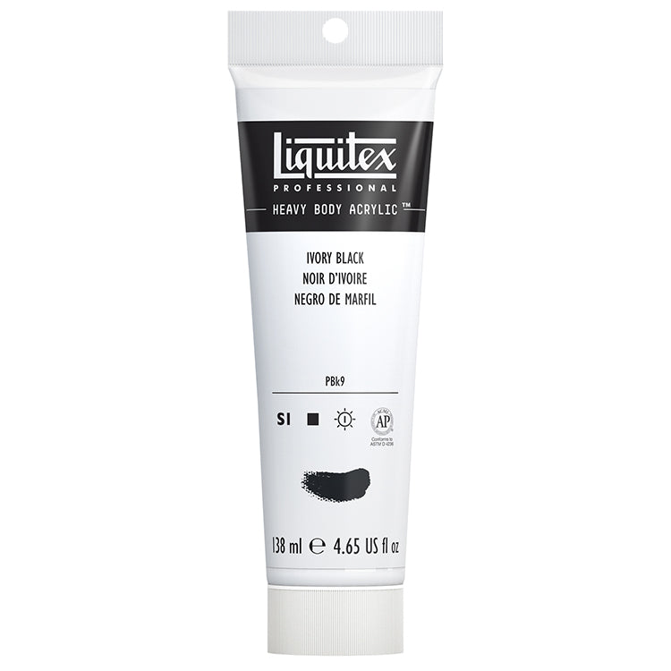 Liquitex Heavy Body Acrylic Ivory Black 4.65oz