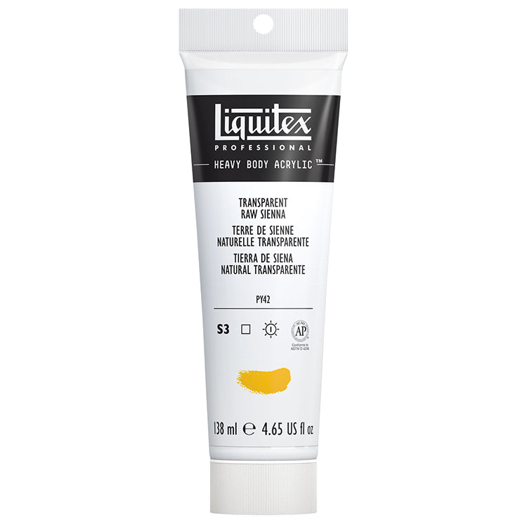 Liquitex Heavy Body Acrylic Transparent Raw Sienna 4.65oz