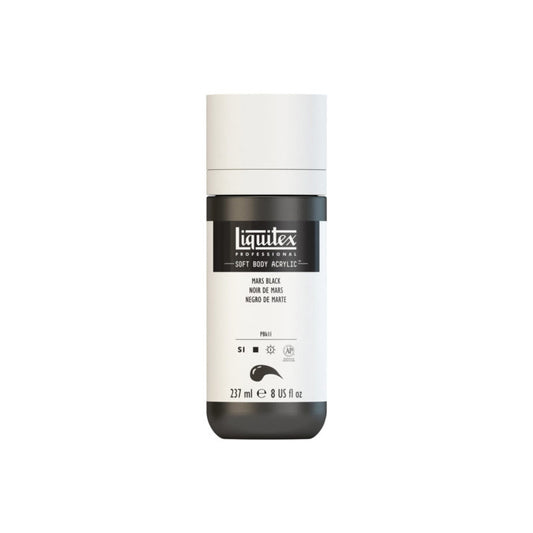 Liquitex Soft Body Acrylic Mars Black 237ml