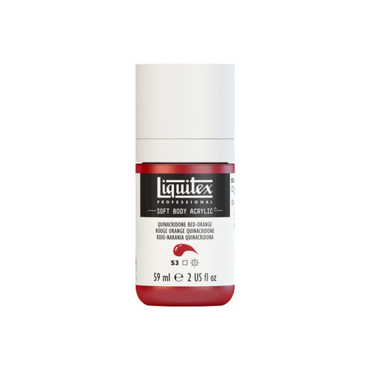 Liquitex Soft Body Acrylic Quinacridone Red Orange 59ml