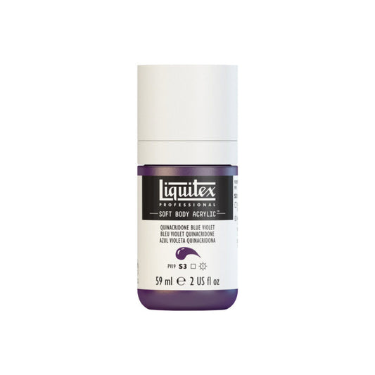 Liquitex Soft Body Acrylic Quinacridone Blue Violet 59ml