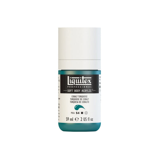 Liquitex Soft Body Acrylic Cobalt Turquoise 59ml