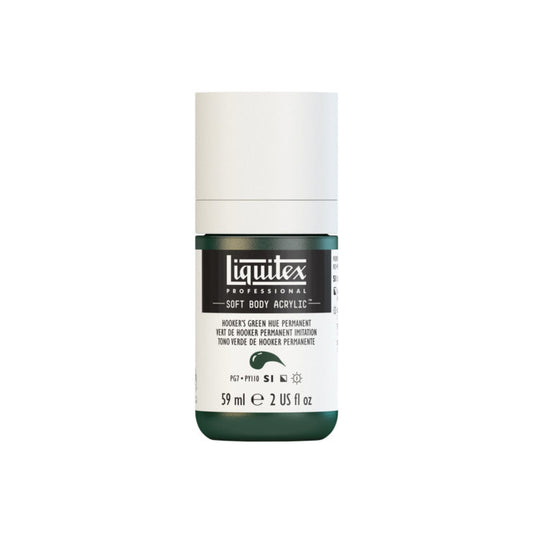 Liquitex Soft Body Hookers Green Hue Permanent 59ml