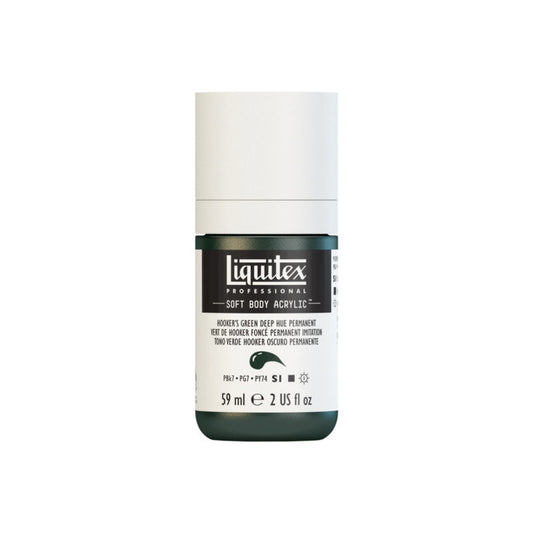 Liquitex Soft Body Hookers Green Deep Hue Permanent 59ml