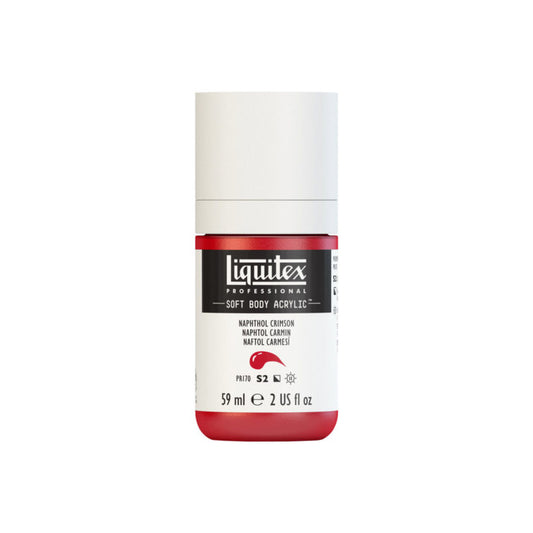 Liquitex Soft Body Acrylic Naphthol Crimson 59ml