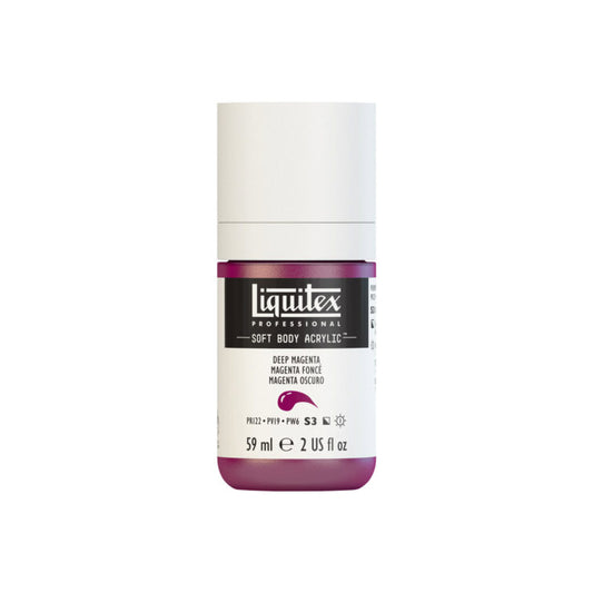 Liquitex Soft Body Acrylic Deep Magenta 59ml