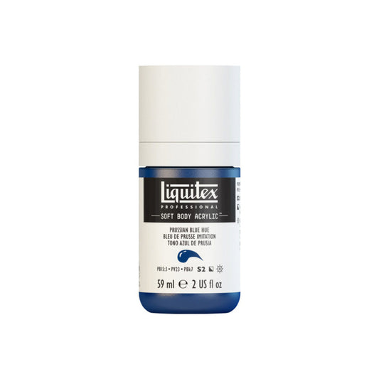 Liquitex Soft Body Acrylic Prussian Blue Hue 59ml