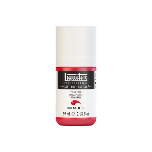 Liquitex Soft Body Acrylic Pyrrole Red 59ml