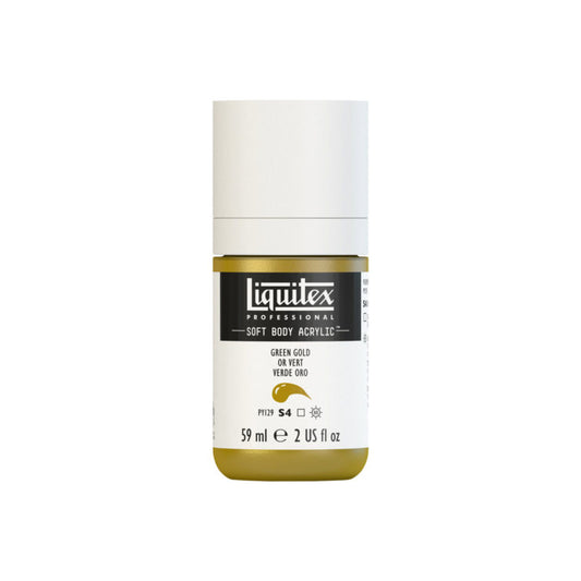 Liquitex Soft Body Acrylic Green Gold 59ml
