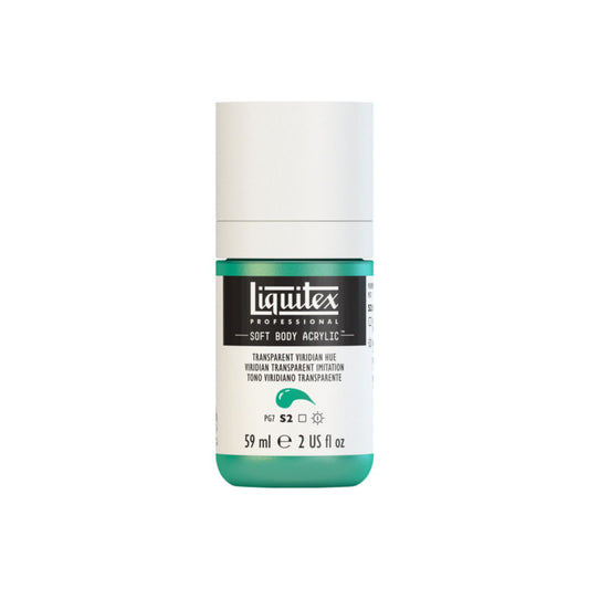 Liquitex Soft Body Acrylic Transparent Viridian Hue 59ml