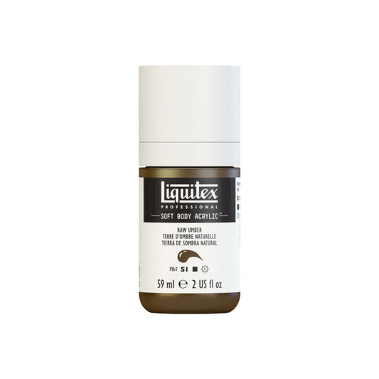 Liquitex Soft Body Acrylic Raw Umber 59ml