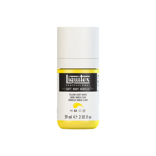 Liquitex Soft Body Acrylic Yellow Light Hansa 59ml